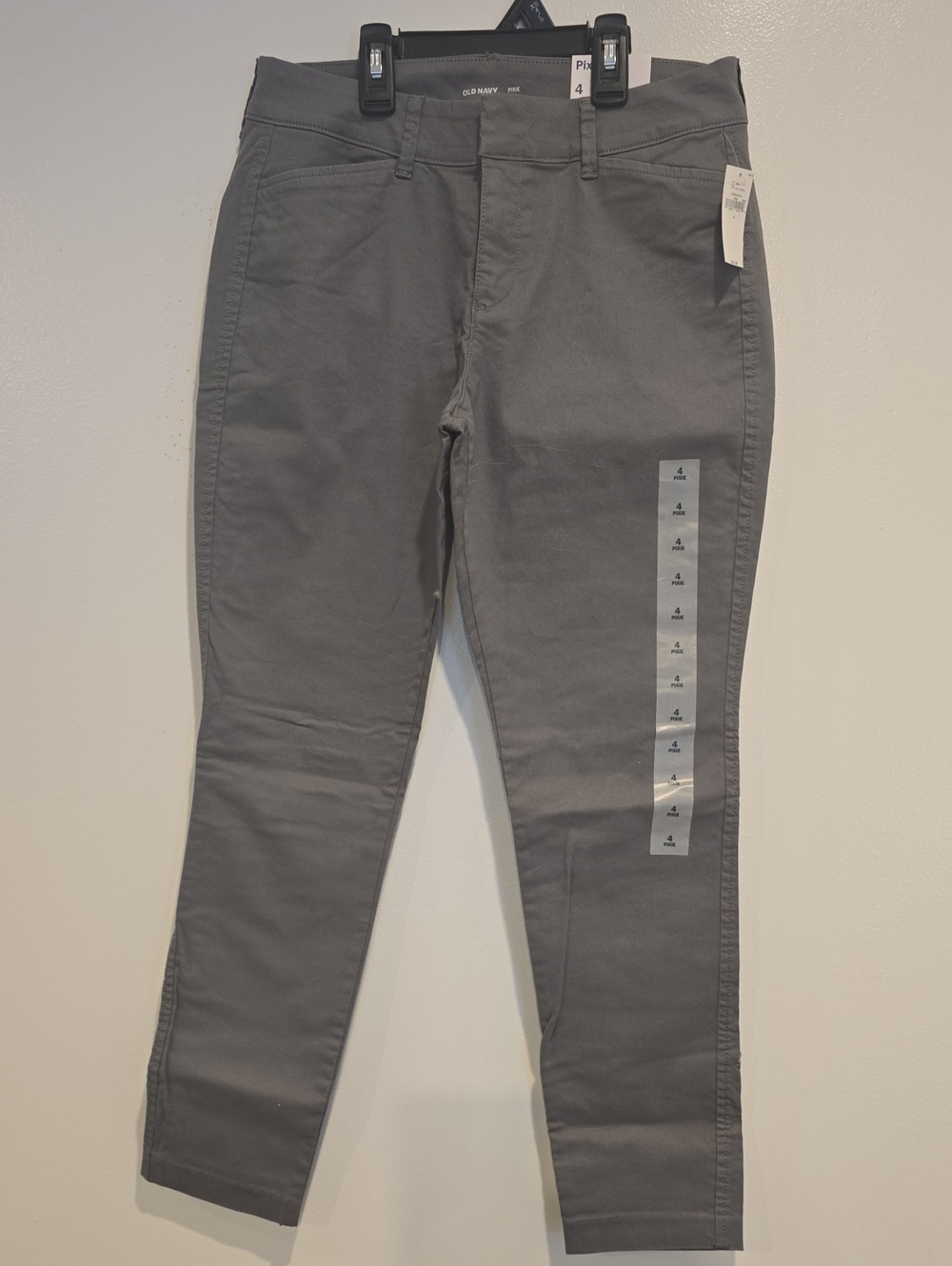 Old Navy Pixie Gray Slim Straight Pants